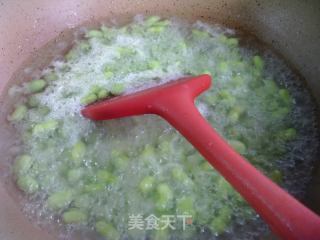 青椒炒毛豆的做法步骤：6