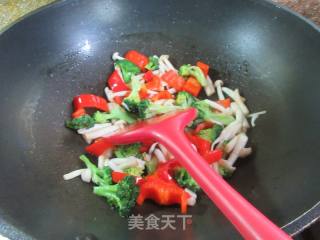 炒三色素的做法步骤：8