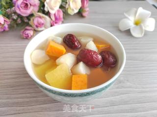 红薯荸荠苹果汤的做法步骤：5