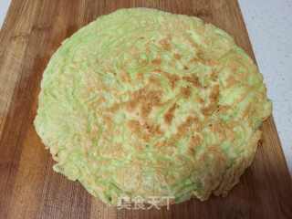莴笋丝鸡蛋煎饼的做法步骤：7
