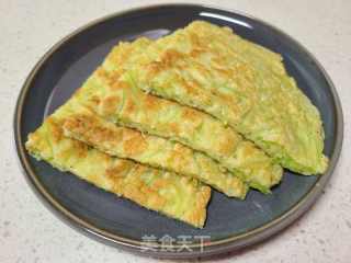 莴笋丝鸡蛋煎饼的做法步骤：8