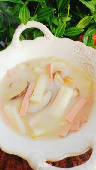 奶汤蒲菜的做法步骤：17