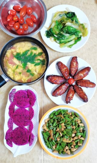 四季豆炒鸡胸肉粒的做法步骤：8