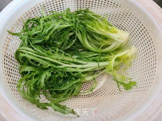 蒜蓉苦菊的做法步骤：1