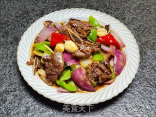 黑椒牛仔骨的做法步骤：12