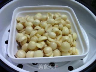 糖拌莲子的做法步骤：7