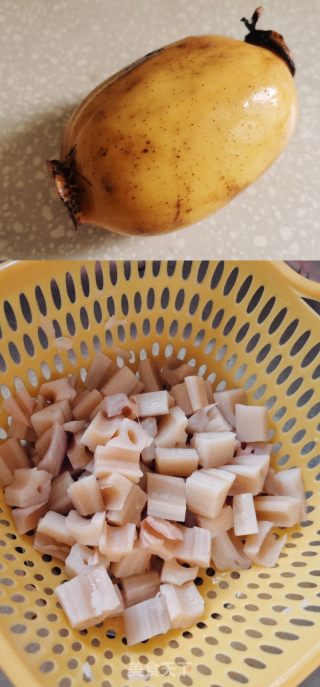 糖醋里脊肉藕丁的做法步骤：2