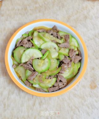 西葫芦炒肉丝的做法步骤：7