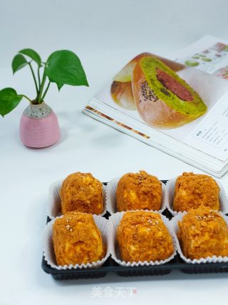 肉松小贝的做法步骤：2
