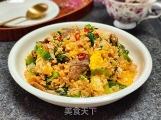 生菜牛肉拌饭的做法