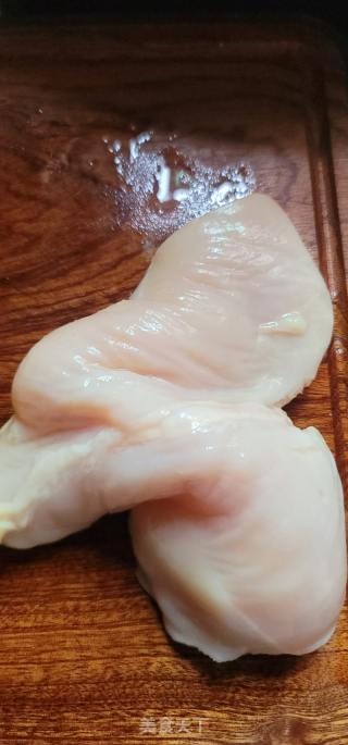 鸡胸肉蒸贝贝南瓜的做法步骤：3