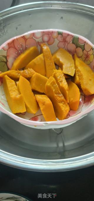 鸡胸肉蒸贝贝南瓜的做法步骤：6