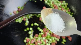 腊肠炒豌豆的做法步骤：7