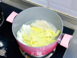 上汤娃娃菜的做法步骤：5