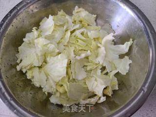海带豆干炒包菜的做法步骤：3