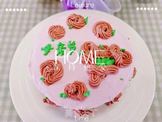 母亲节水果奶油蛋糕
