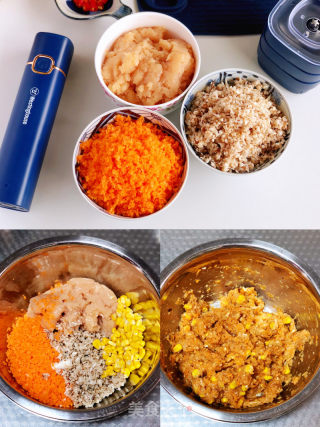 香菇鸡肉蒸包的做法步骤：2