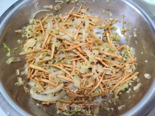 馓子鸡蛋拌包菜的做法步骤：9