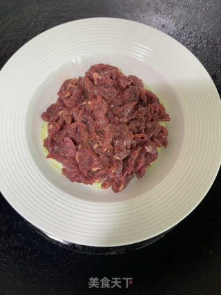 丝瓜蒸牛肉的做法步骤：7