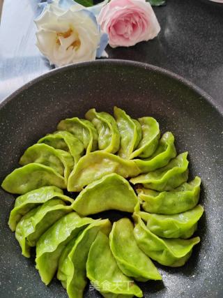 菠菜汁生煎饺的做法步骤：5
