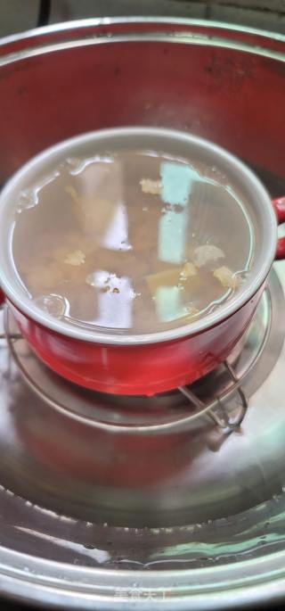 蒸花旗参瘦肉汤的做法步骤：6