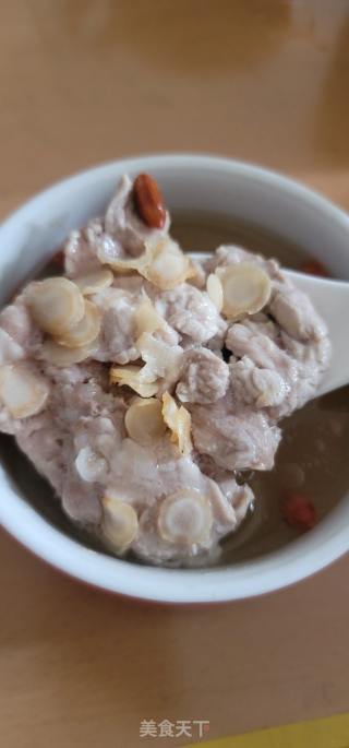 蒸花旗参瘦肉汤的做法步骤：10