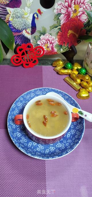 蒸花旗参瘦肉汤的做法步骤：12