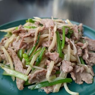 子姜炒牛肉的做法步骤：18