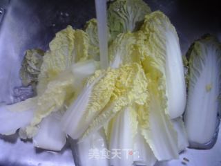 烤火腿炒娃娃菜的做法步骤：2