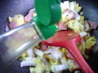 烤火腿炒娃娃菜的做法步骤：6