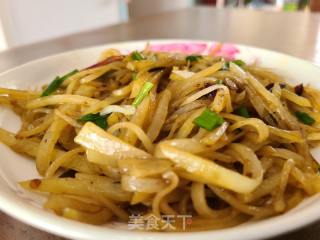 醋熘土豆丝的做法