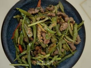 二荆条炒牛肉的做法步骤：17