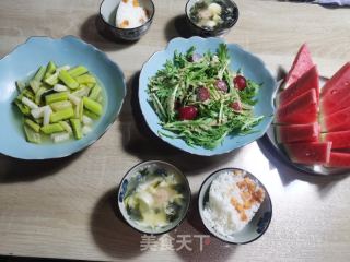 藕带炒青瓜的做法步骤：6