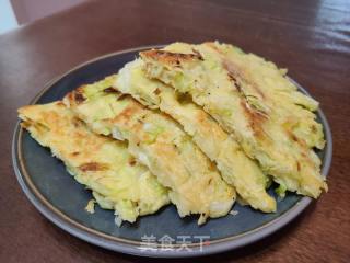包菜丝鸡蛋煎饼的做法步骤：8