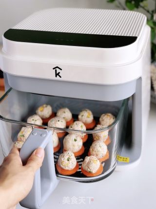 空气炸锅豆腐丸子的做法步骤：4