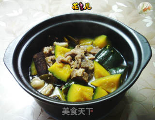 牛腩贝贝南瓜煲的做法