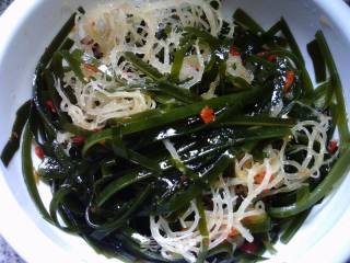 石花菜拌海带丝的做法步骤：11