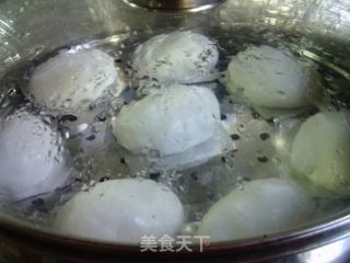 咸菜春笋馅松花米鸭蛋的做法步骤：11