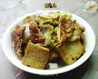 煎鸡蛋娃娃菜烧豆腐的做法