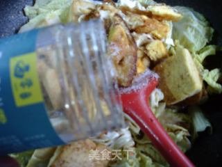 煎鸡蛋娃娃菜烧豆腐的做法步骤：12