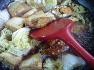煎鸡蛋娃娃菜烧豆腐的做法步骤：13