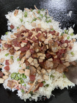 豆角炒饭的做法步骤：19