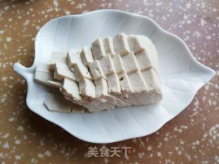 肉末豆腐炒生菜的做法步骤：2