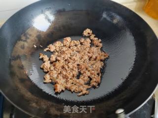 肉末豆腐炒生菜的做法步骤：4