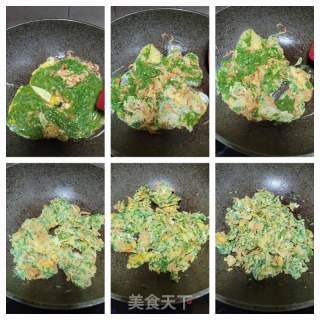 韭菜炒鸡蛋磷虾干的做法步骤：10