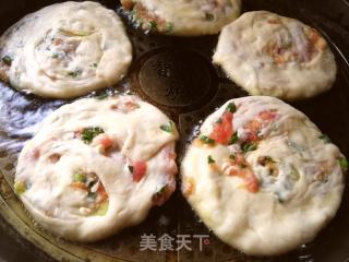 葱香肉饼的做法步骤：6