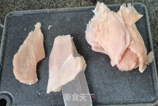香煎鸡胸肉的做法步骤：2
