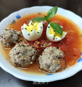 牛肉丸鸡蛋西红柿汤面的做法步骤：8