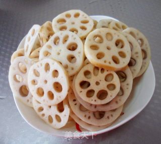 炸藕夹的做法步骤：1