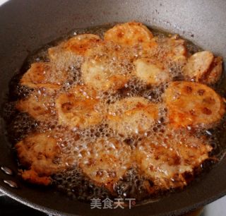 炸藕夹的做法步骤：7